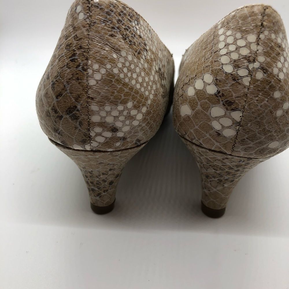 Aerosoles Bone Snake Skin Pattern Cheerful Pumps Comfort Shoes New Size 5 - Picture 5 of 13